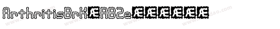 ArthritisBrk-RB2e字体转换