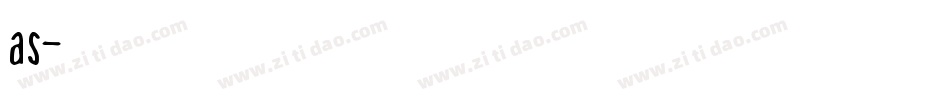 as更改字库字体转换