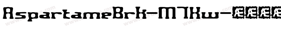 AspartameBrk-M7Kw字体转换