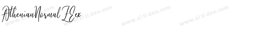 AthenianNormal-ZEex字体转换