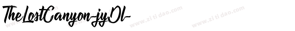 TheLostCanyon-jyDl字体转换 TheLostCanyon-jyDl字体转换