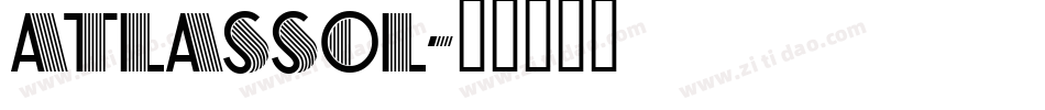 ATLASSOL字体转换