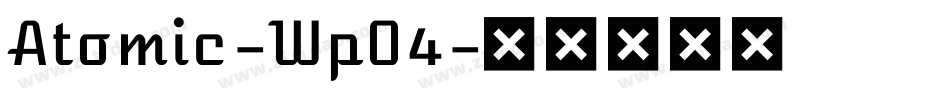 Atomic-WpO4字体转换