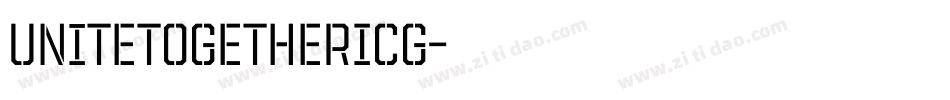 UniteTogetherICG字体转换