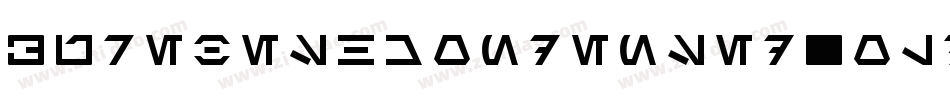AurebeshCondensedBoldItalic-raW9字体转换