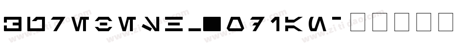 Aurebesh_Rodian字体转换