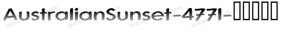 AustralianSunset-477l字体转换