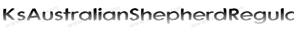 KsAustralianShepherdRegular-Bgj5字体转换