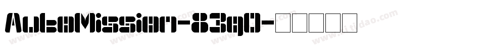 AutoMission-83g0字体转换