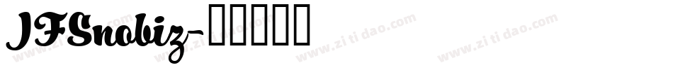 JFSnobiz字体转换