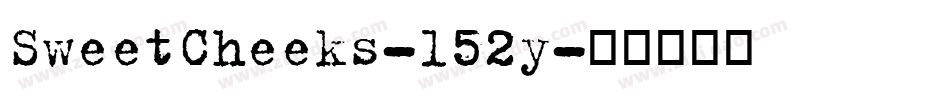 SweetCheeks-l52y字体转换