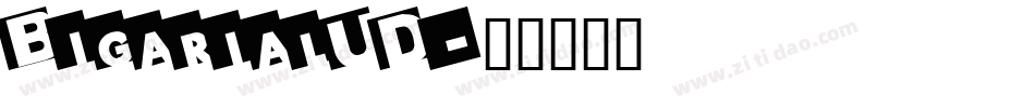 BigarialUD字体转换