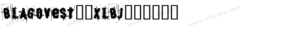 Blagovest2-XLBj字体转换