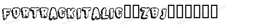 FortrackItalic-5zBj字体转换