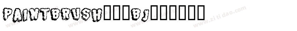 Paintbrush-14Bj字体转换