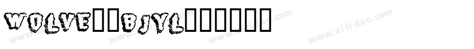 Wolve-7BjYl字体转换