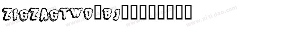 Zigzagtwo-Bj65字体转换