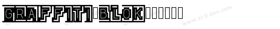 Graffiti-Blok字体转换