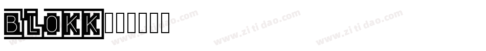 blokk字体转换