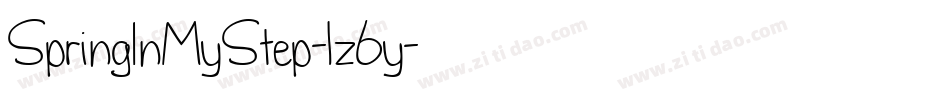 SpringInMyStep-lz6y字体转换
