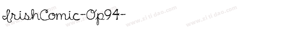 IrishComic-Op94字体转换