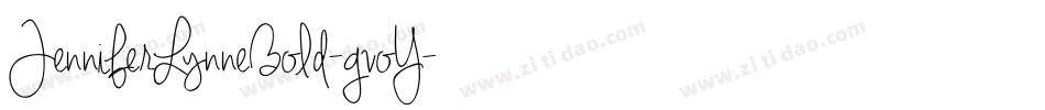 JenniferLynneBold-gvoY字体转换