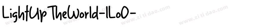 LightUpTheWorld-lLo0字体转换