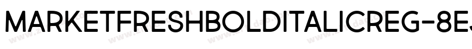 MarketFreshBoldItalicReg-8EJ2字体转换