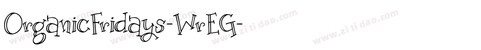 OrganicFridays-WrEG字体转换
