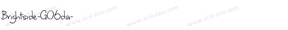 Brightside-GO6da字体转换