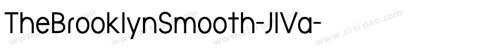 TheBrooklynSmooth-JlVa字体转换