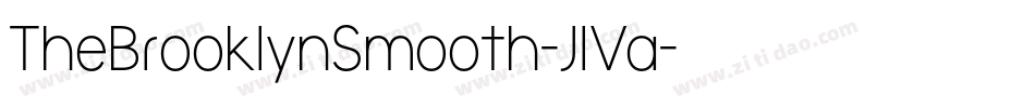 TheBrooklynSmooth-JlVa字体转换