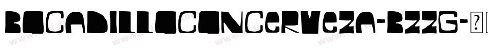 BocadilloConCerveza-BZZG字体转换
