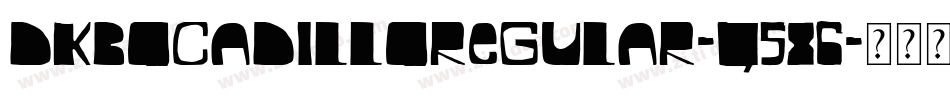 DkBocadilloRegular-q586字体转换