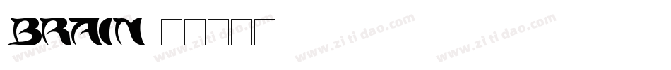 BRAIN字体转换