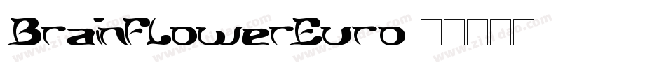 BrainFlowerEuro字体转换