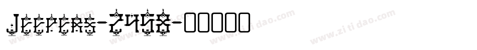 Jeepers-2458字体转换