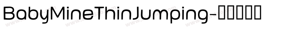 BabyMineThinJumping字体转换