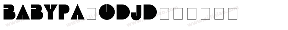 Babypa-Odjd字体转换
