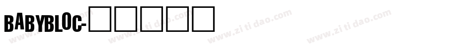 BABYBLOC字体转换