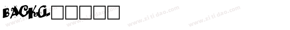 BACKG字体转换