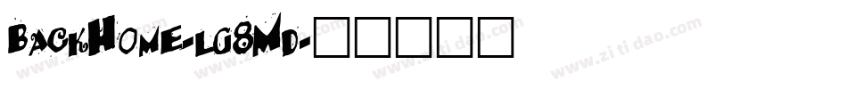 BackHome-lg8Md字体转换