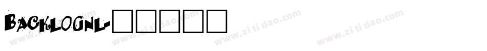 Backlognl字体转换