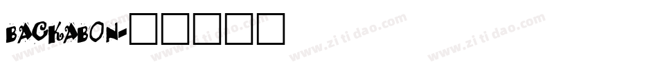 backabon字体转换