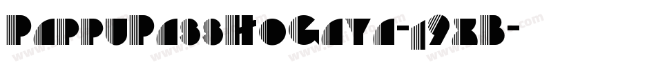 PappuPassHoGaya-19xB字体转换