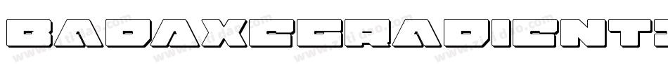 BadAxeGradientItalic-rgrv8字体转换