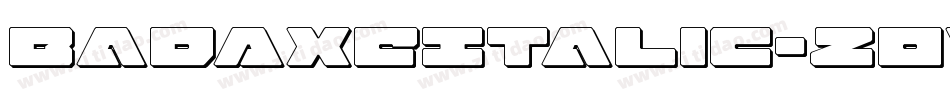 BadAxeItalic-2OWv3字体转换