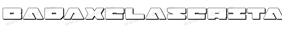 BadAxeLaserItalic-lg8x5字体转换