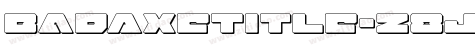 BadAxeTitle-z8J8a字体转换