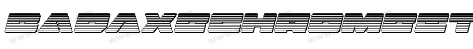 BadAxeChromeItalic-nRrAR字体转换